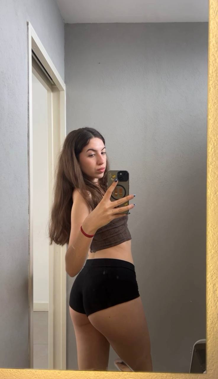 Amber in her underwear in Accra