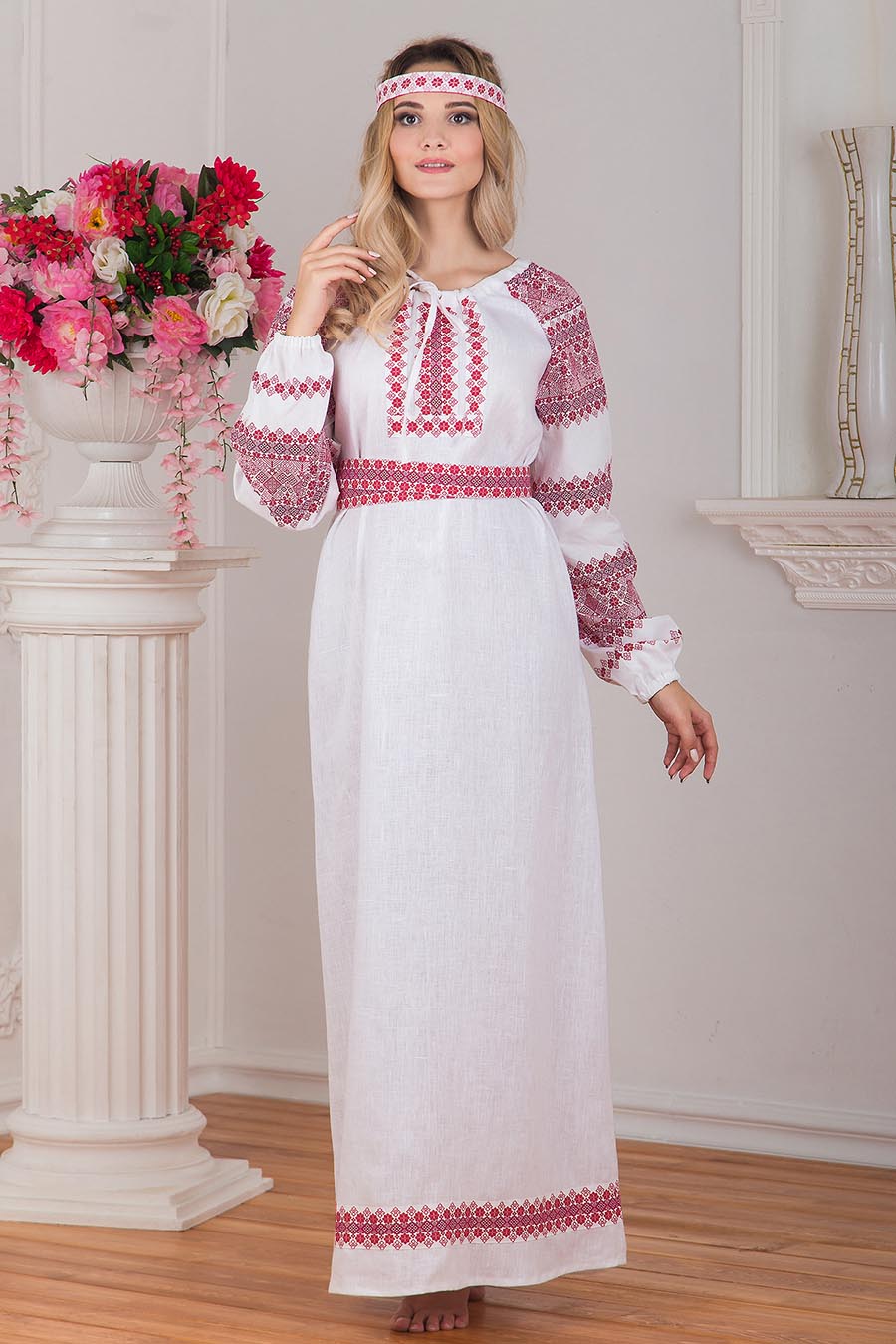 A playful frame from Women in Slavic costumes — online in Accra